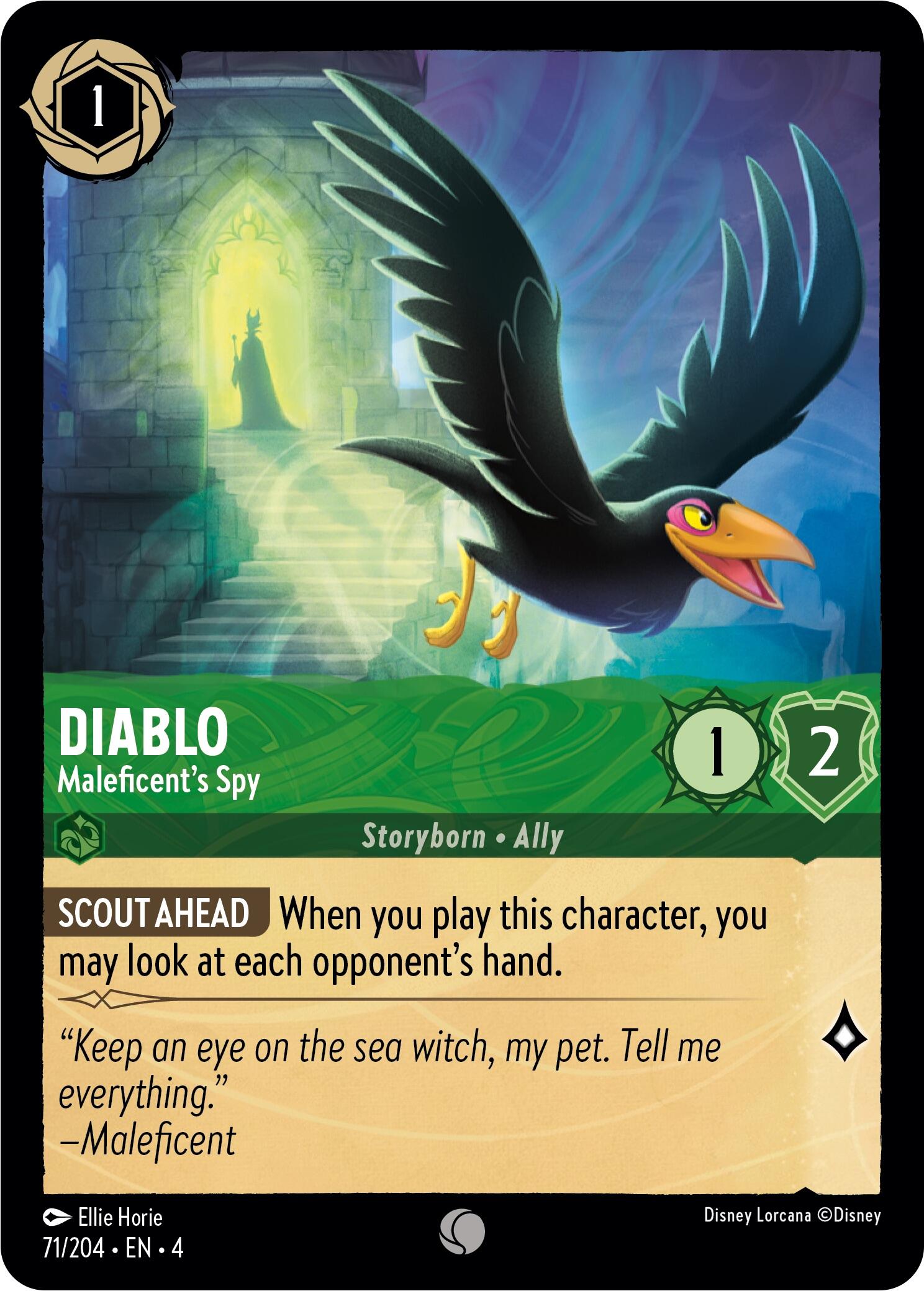Diablo - Maleficent's Spy (71/204) [Ursula's Return] | Game Master's Emporium (The New GME)