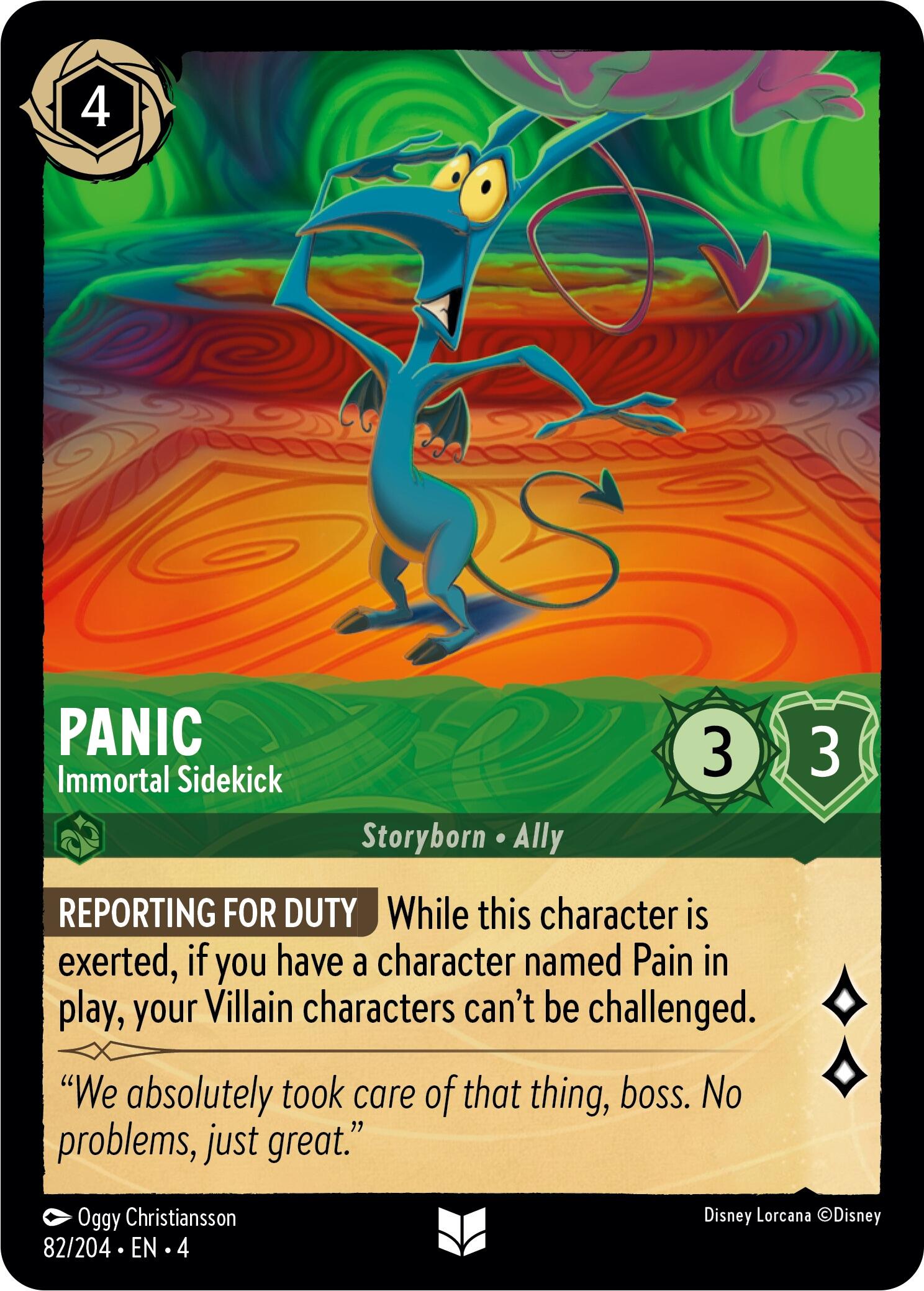Panic - Immortal Sidekick (82/204) [Ursula's Return] | Game Master's Emporium (The New GME)