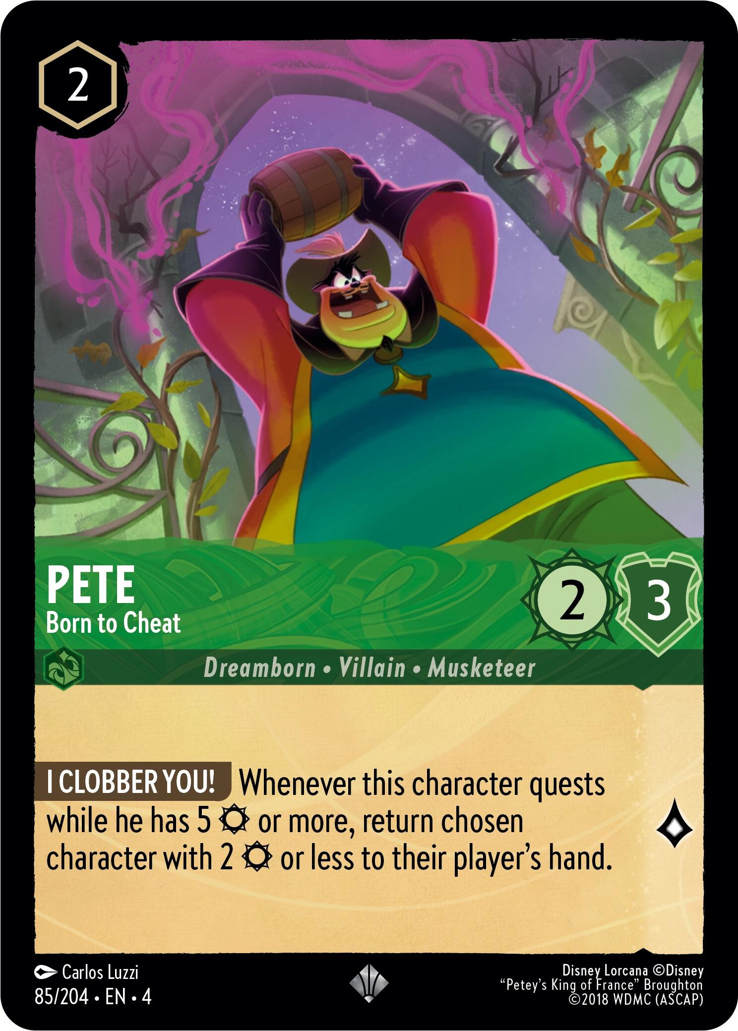 Pete - Born to Cheat (85/204) [Ursula's Return] | Game Master's Emporium (The New GME)