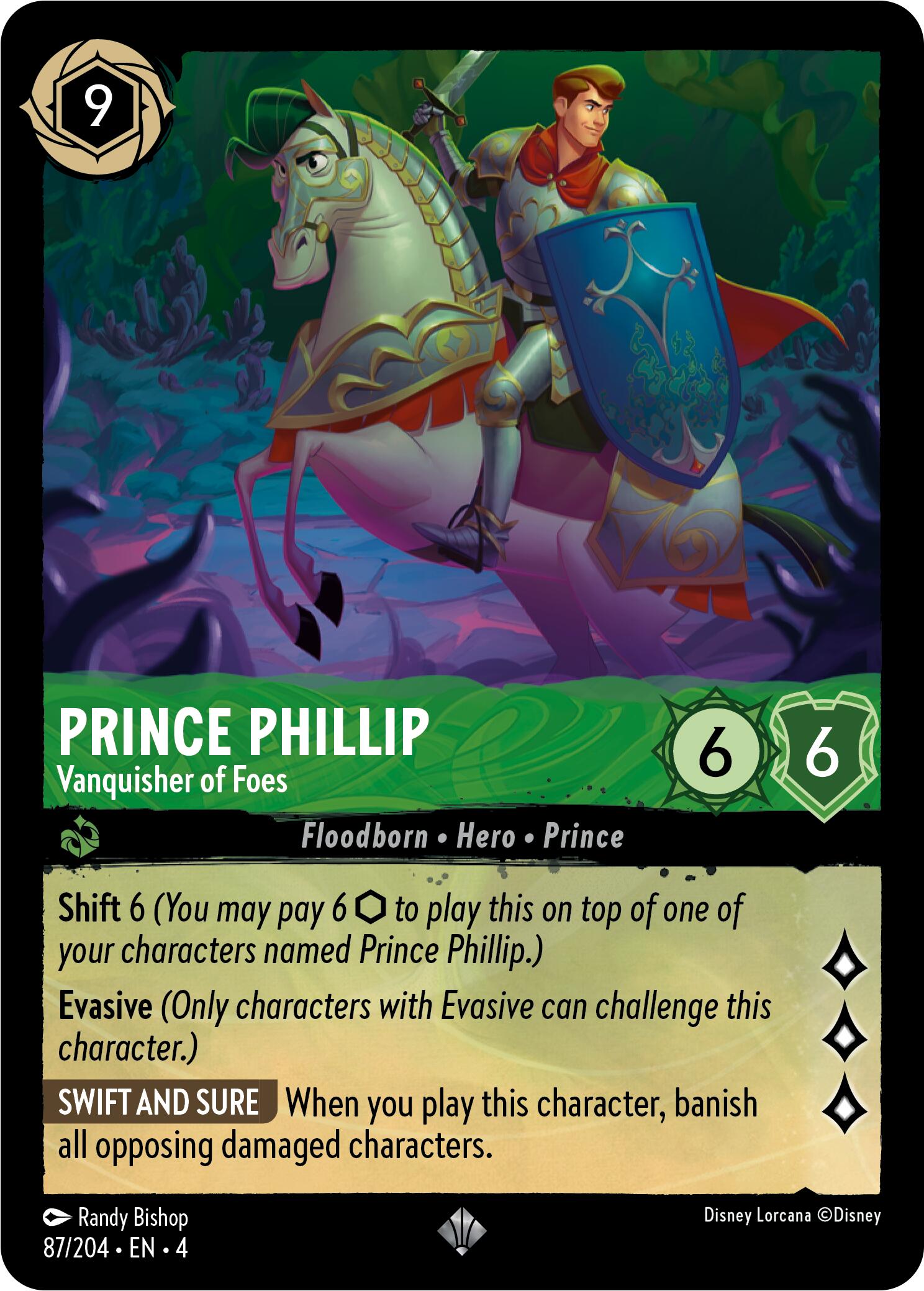Prince Phillip - Vanquisher of Foes (87/204) [Ursula's Return] | Game Master's Emporium (The New GME)