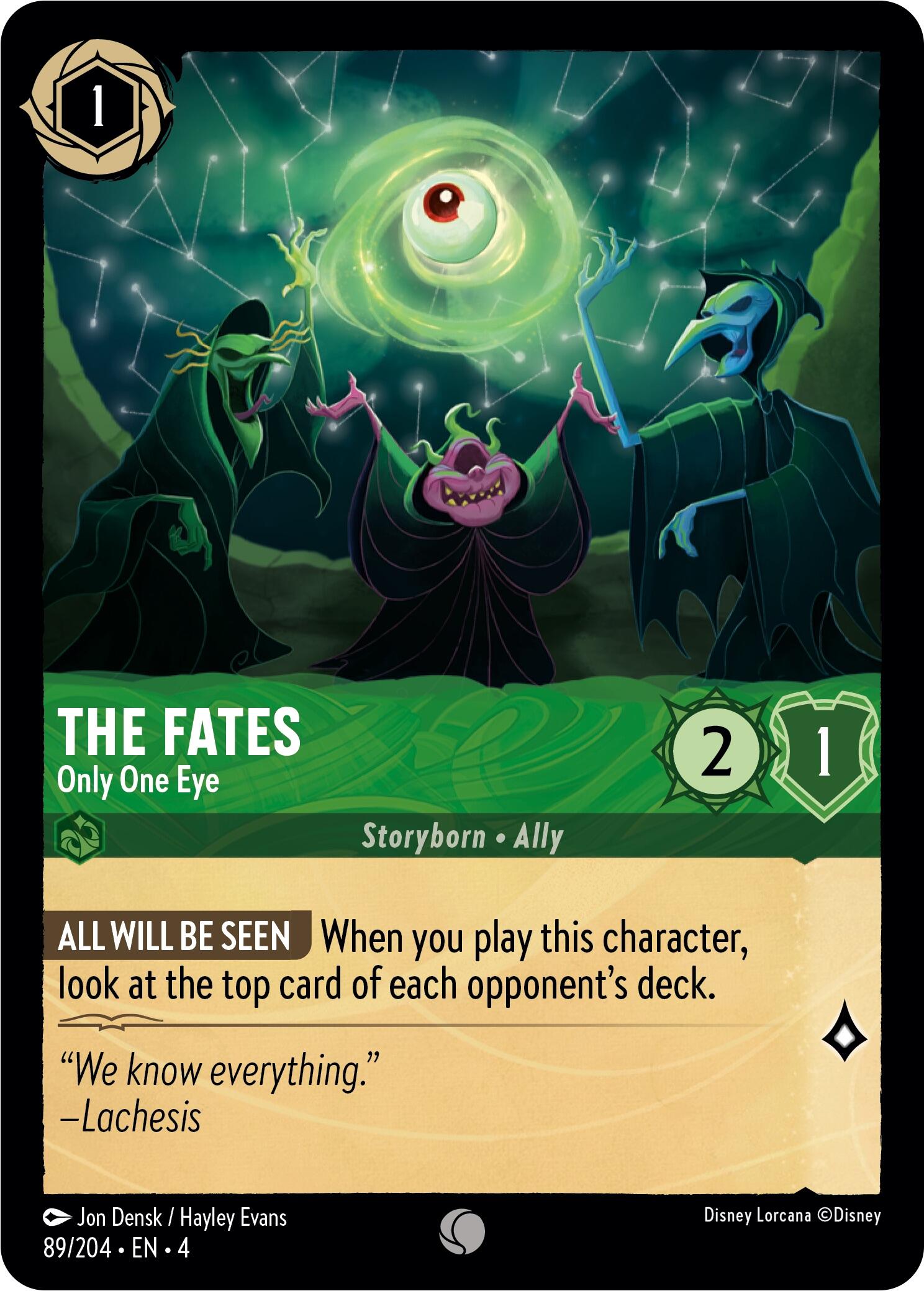 The Fates - Only One Eye (89/204) [Ursula's Return] | Game Master's Emporium (The New GME)