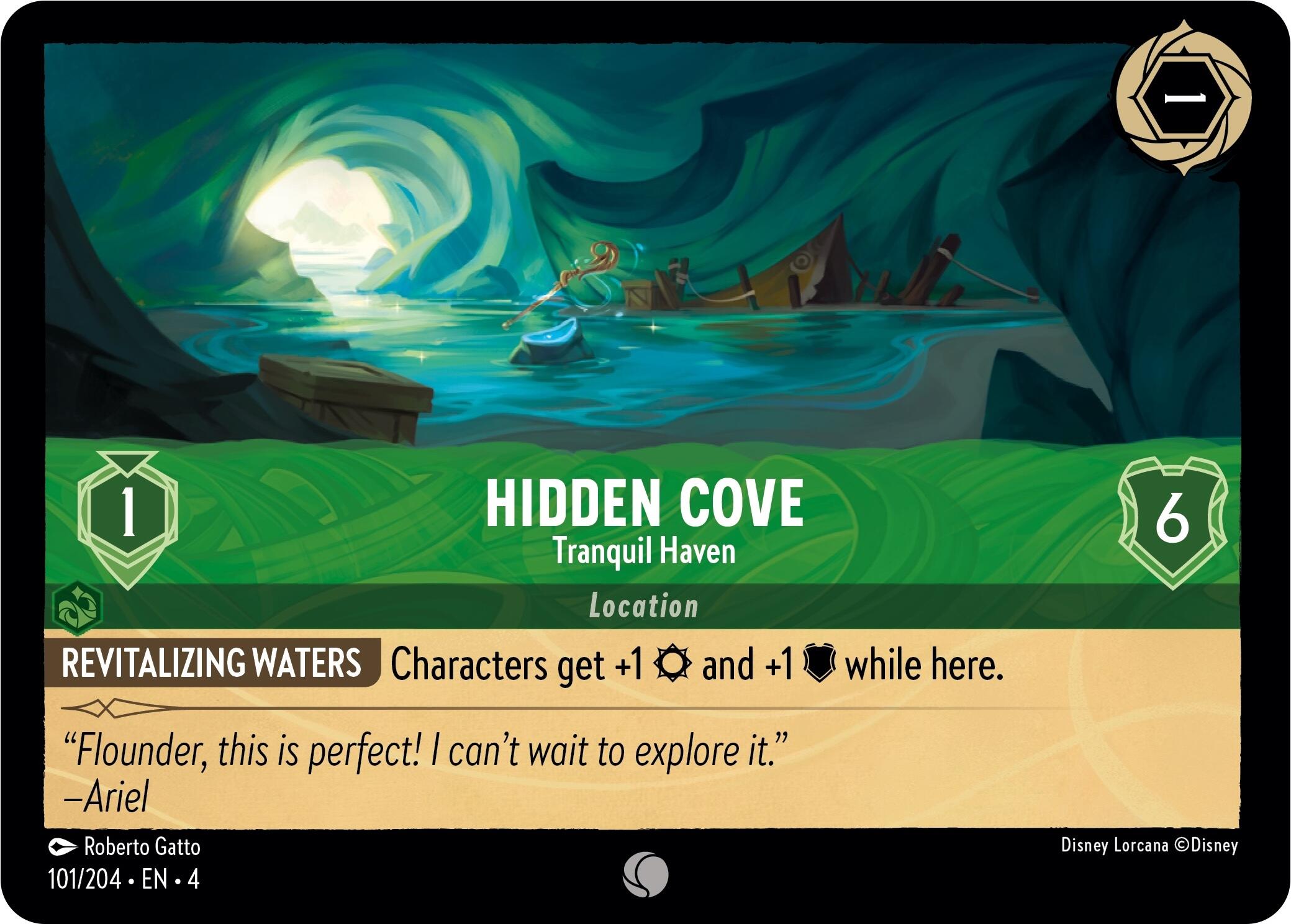 Hidden Cove - Tranquil Haven (101/204) [Ursula's Return] | Game Master's Emporium (The New GME)