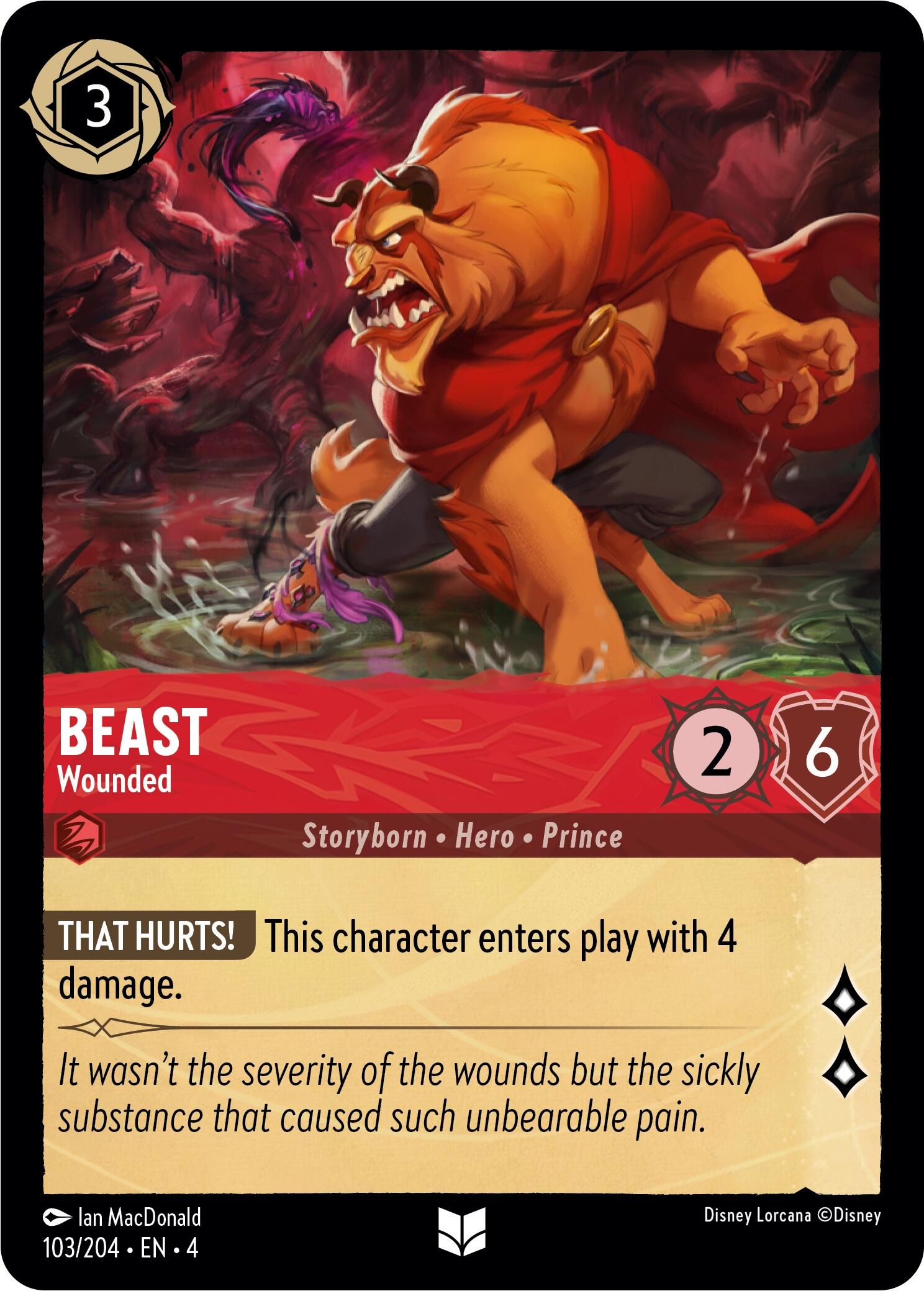Beast - Wounded (103/204) [Ursula's Return] | Game Master's Emporium (The New GME)