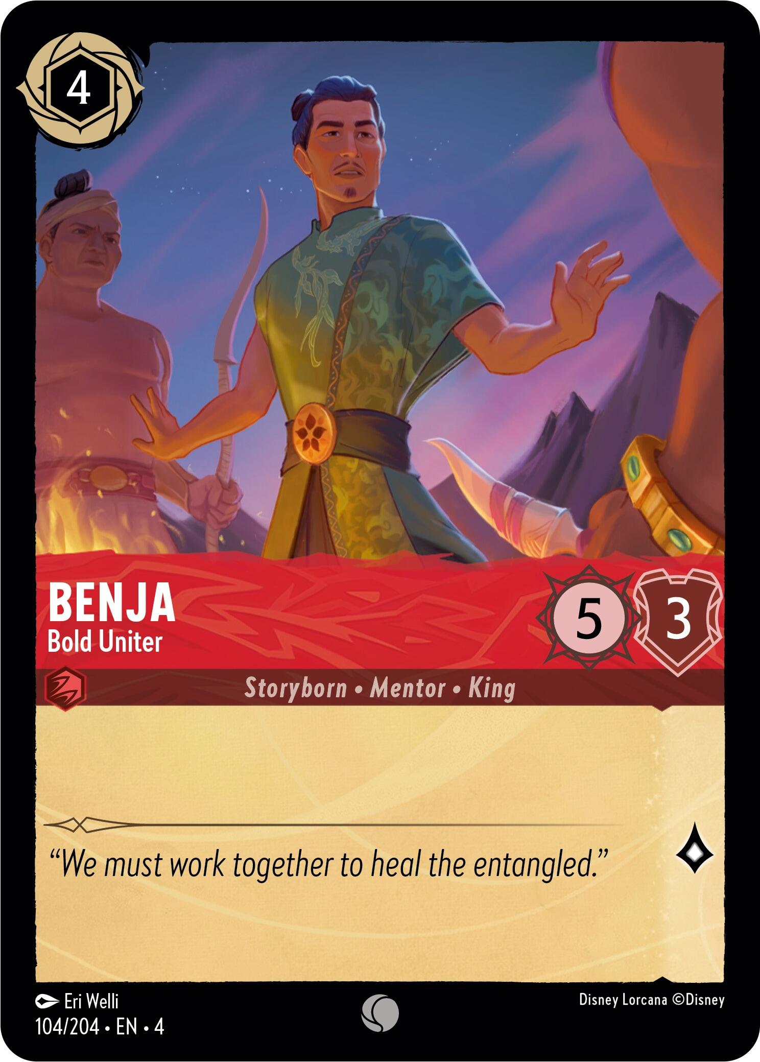 Benja - Bold Uniter (104/204) [Ursula's Return] | Game Master's Emporium (The New GME)