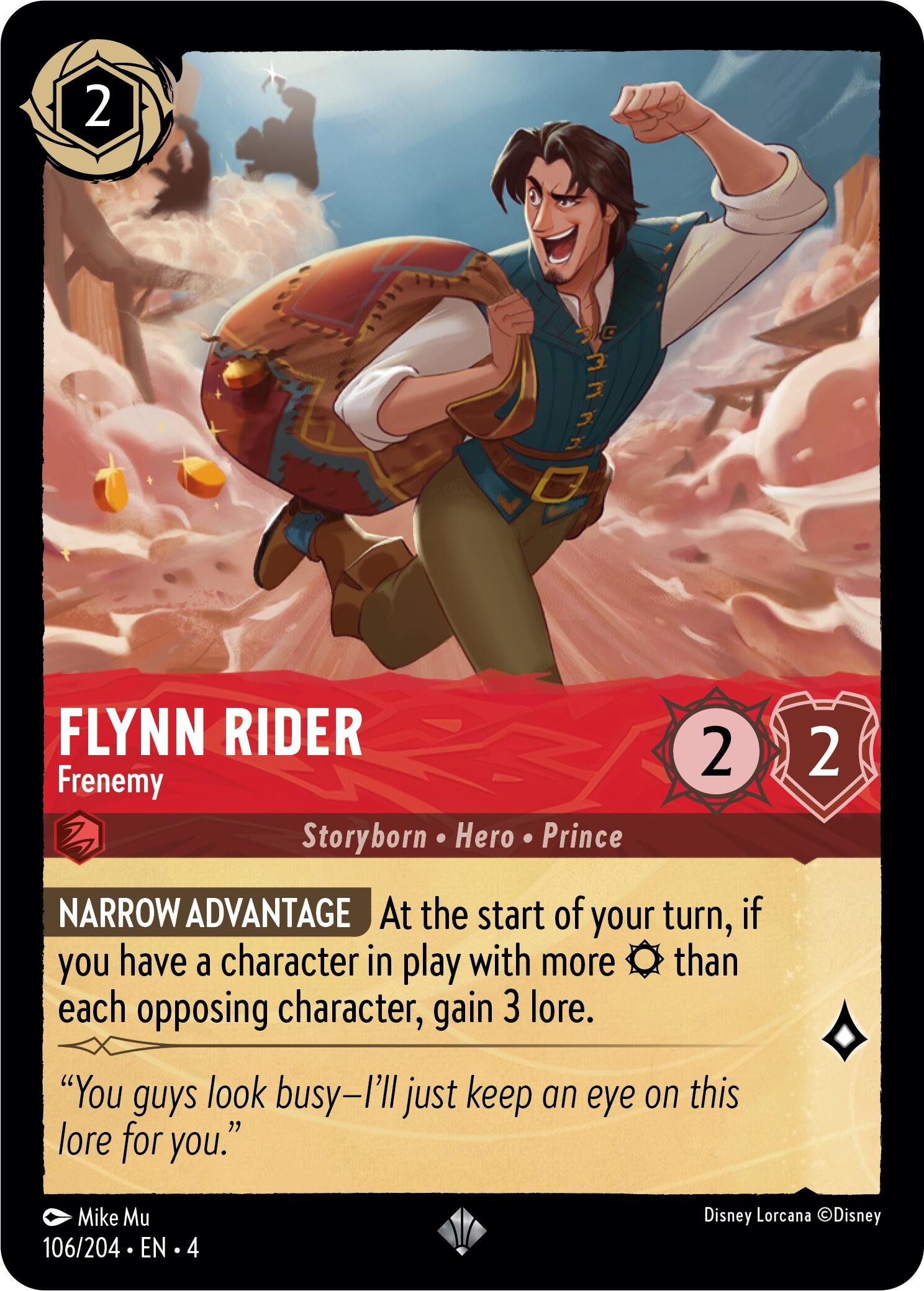 Flynn Rider - Frenemy (106/204) [Ursula's Return] | Game Master's Emporium (The New GME)