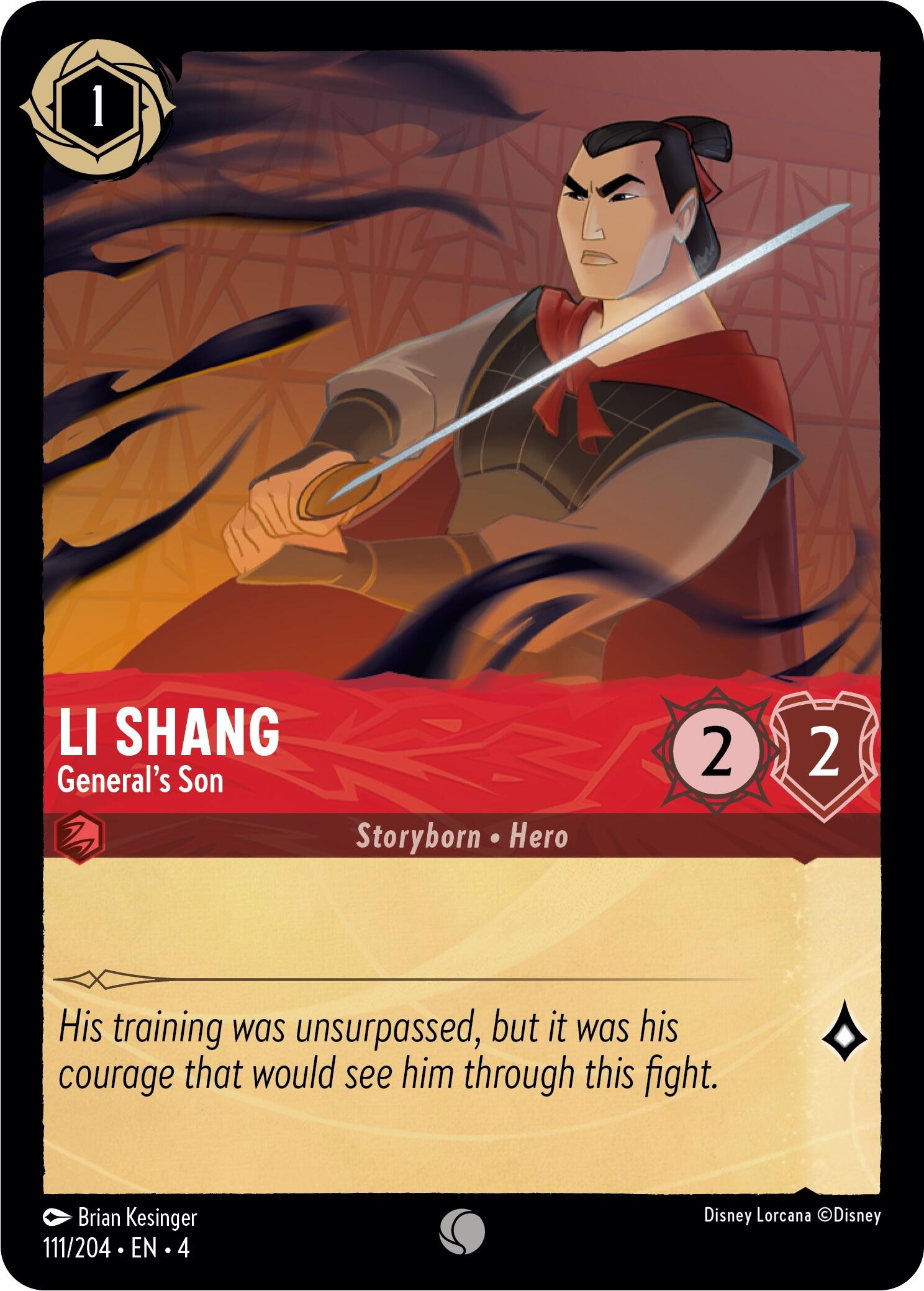 Li Shang - General's Son (111/204) [Ursula's Return] | Game Master's Emporium (The New GME)