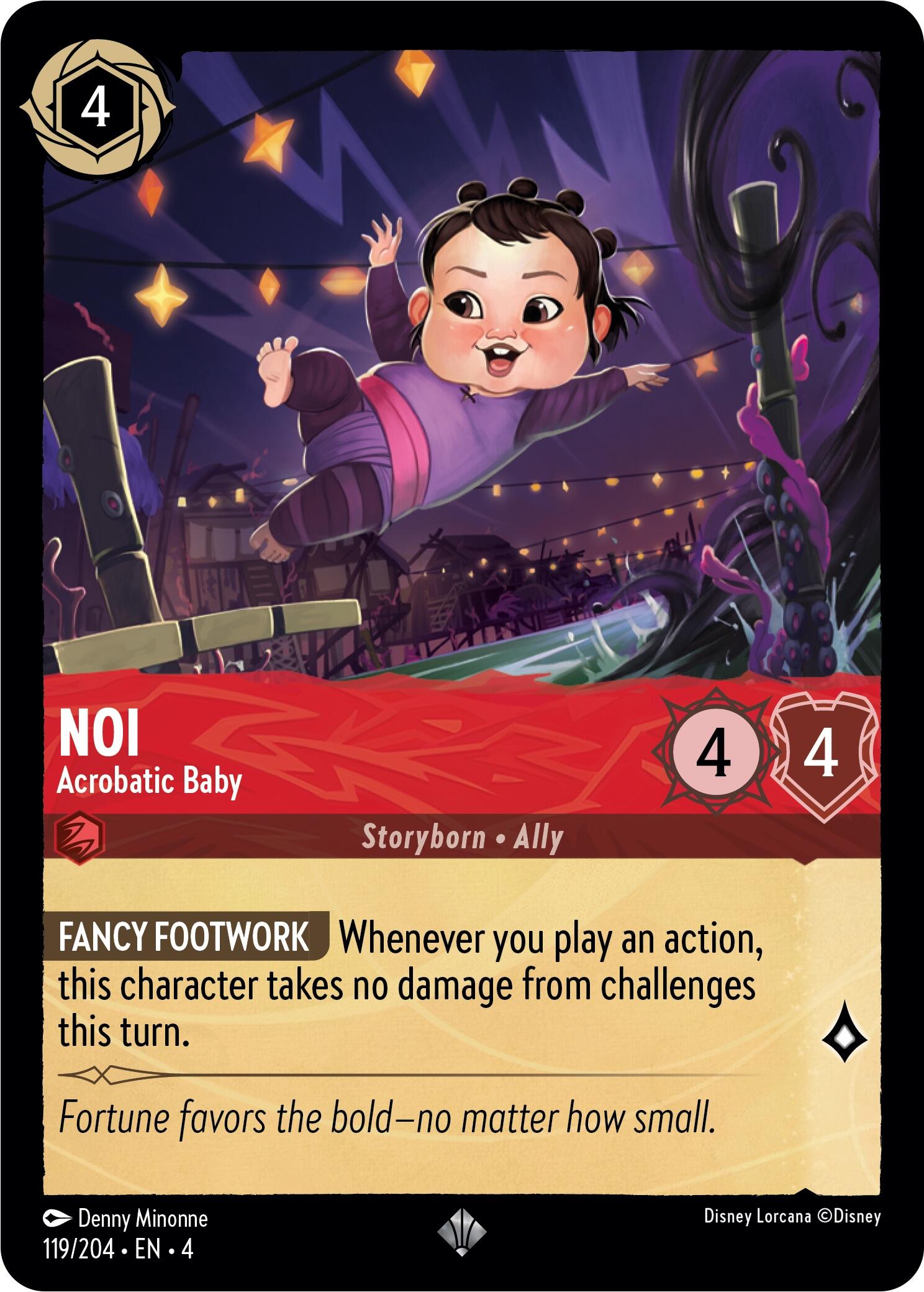 Noi - Acrobatic Baby (119/204) [Ursula's Return] | Game Master's Emporium (The New GME)