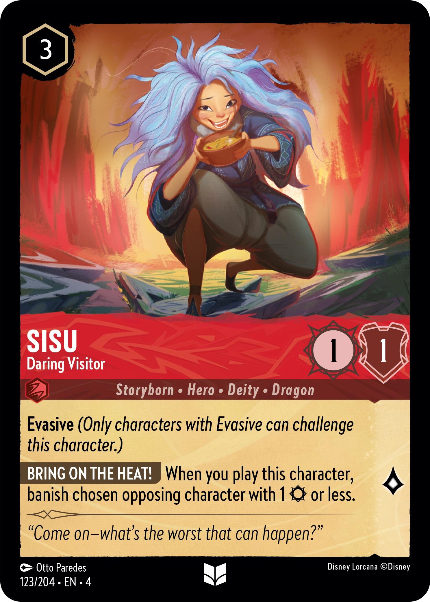 Sisu - Daring Visitor (123/204) [Ursula's Return] | Game Master's Emporium (The New GME)