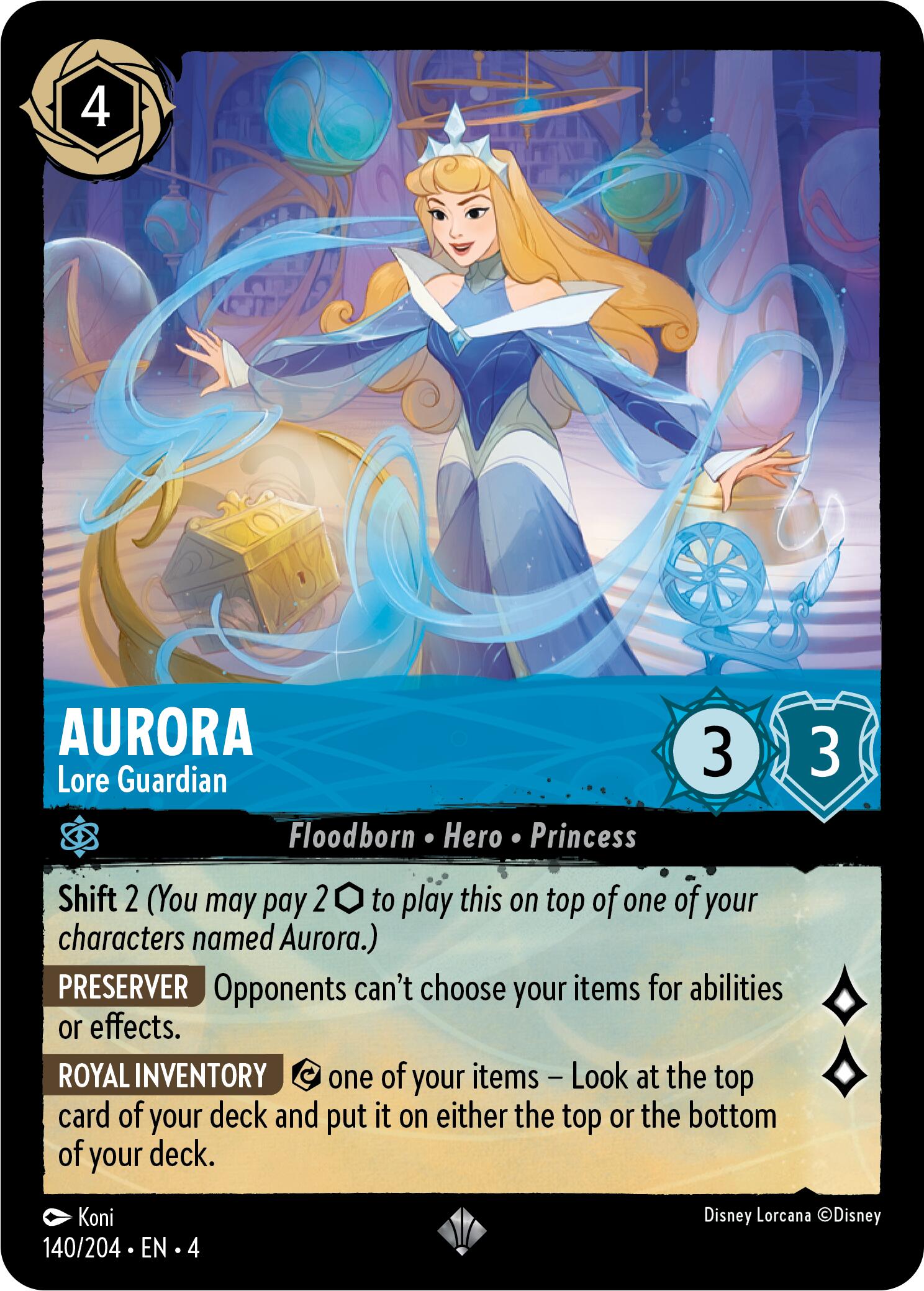 Aurora - Lore Guardian (140/204) [Ursula's Return] | Game Master's Emporium (The New GME)