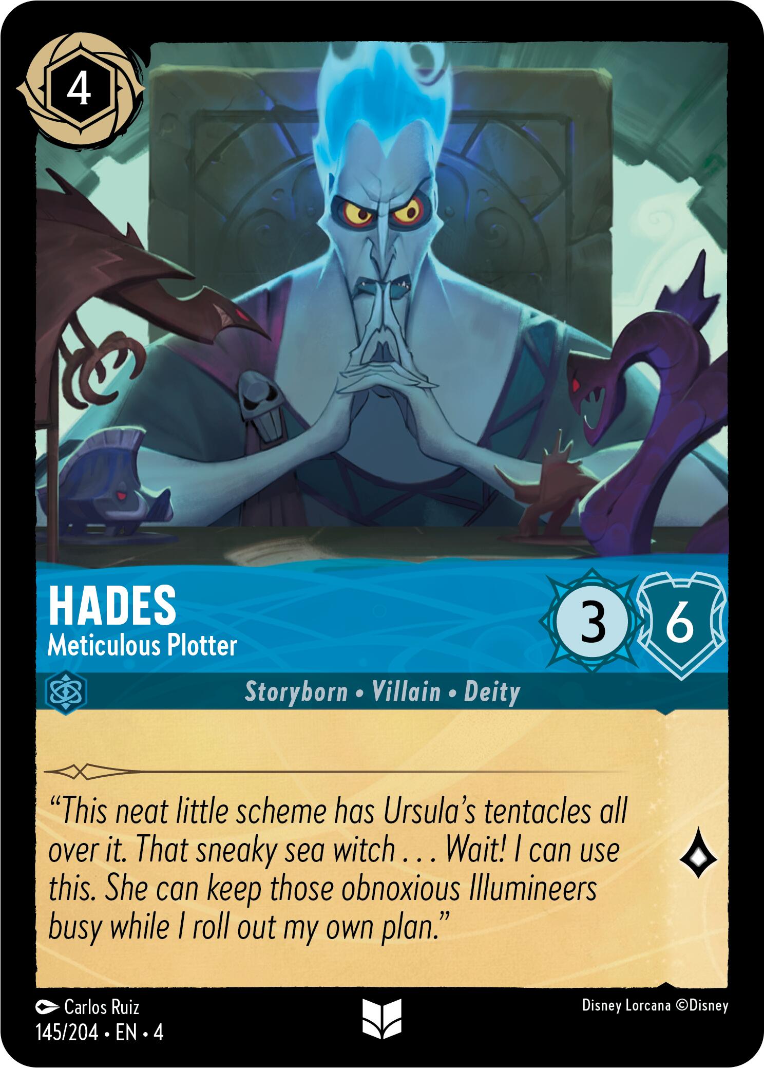 Hades - Meticulous Plotter (145/204) [Ursula's Return] | Game Master's Emporium (The New GME)