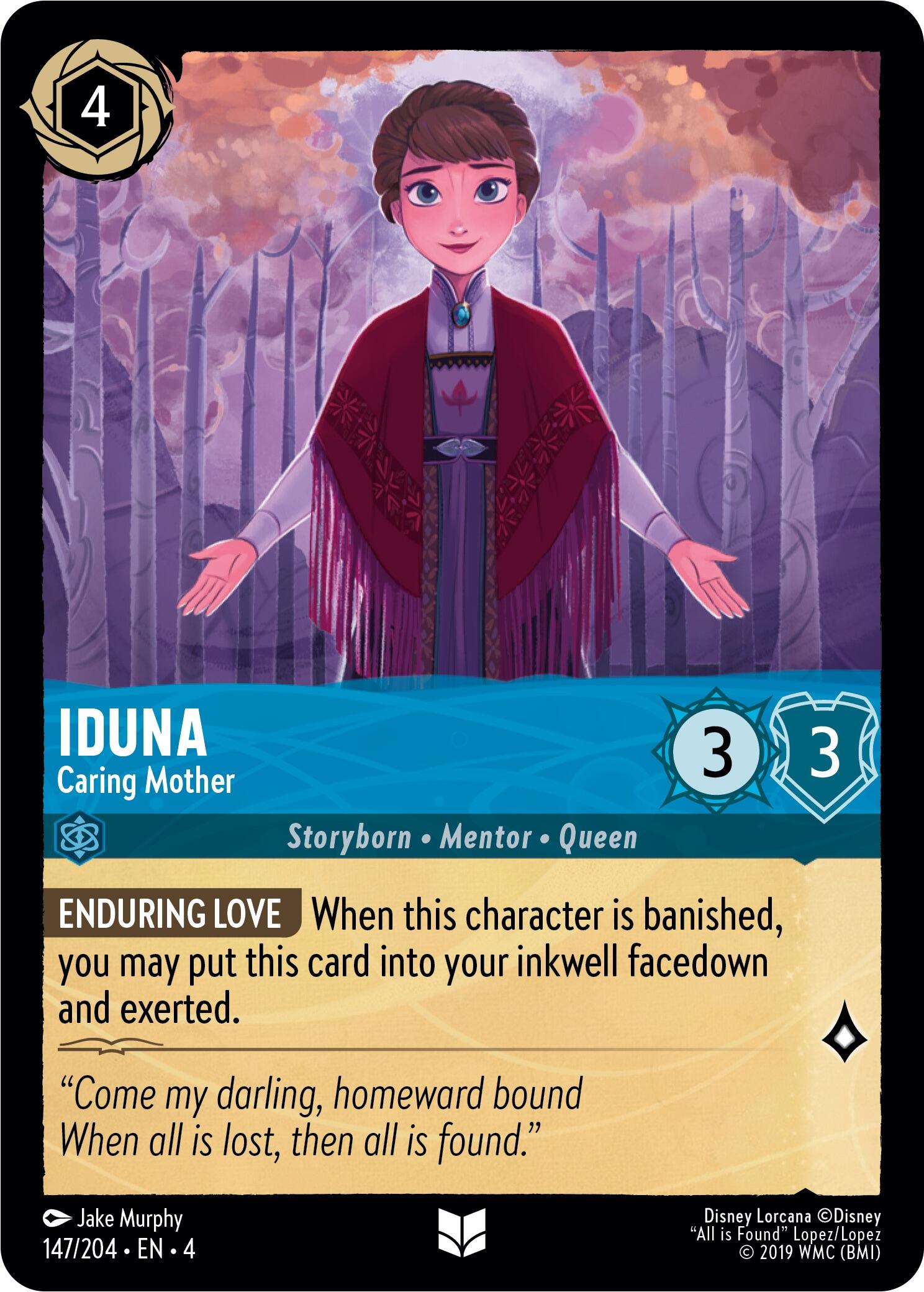 Iduna - Caring Mother (147/204) [Ursula's Return] | Game Master's Emporium (The New GME)