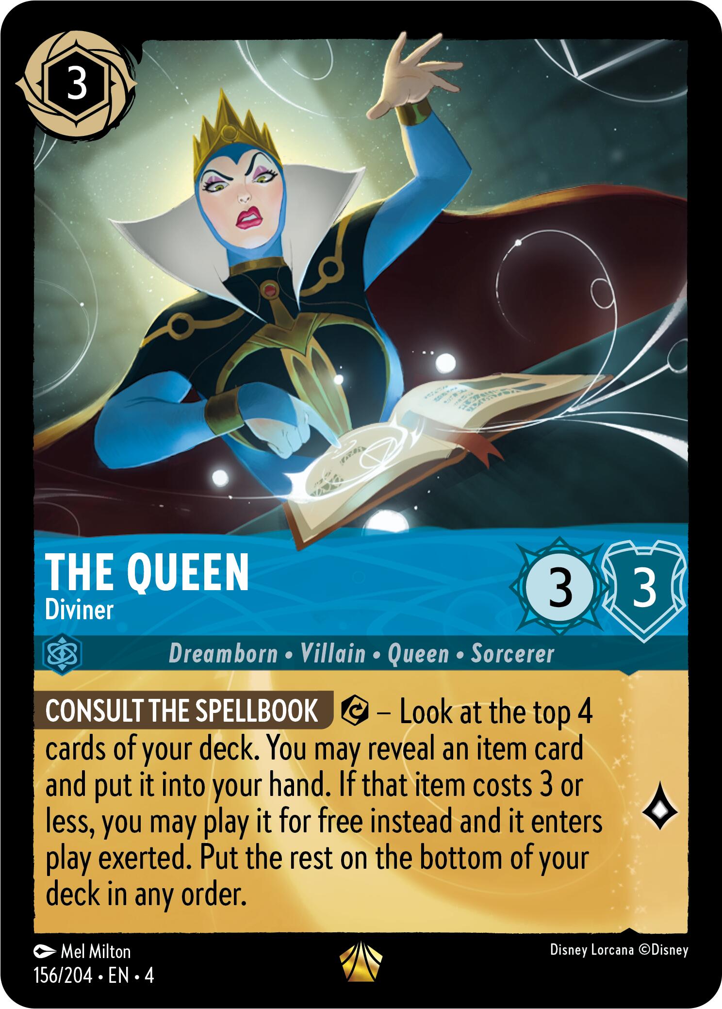 The Queen - Diviner (156/204) [Ursula's Return] | Game Master's Emporium (The New GME)