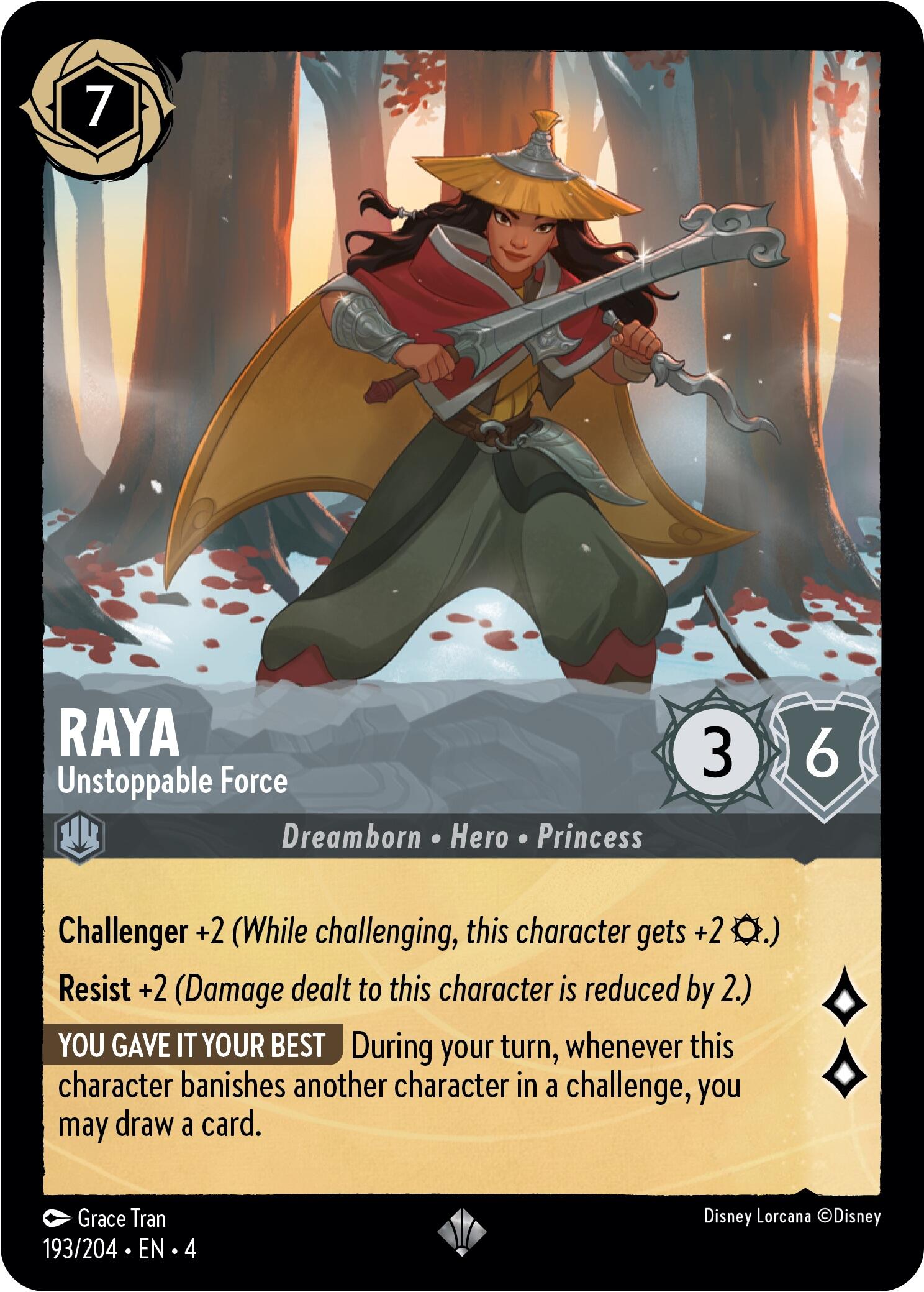 Raya - Unstoppable Force (193/204) [Ursula's Return] | Game Master's Emporium (The New GME)