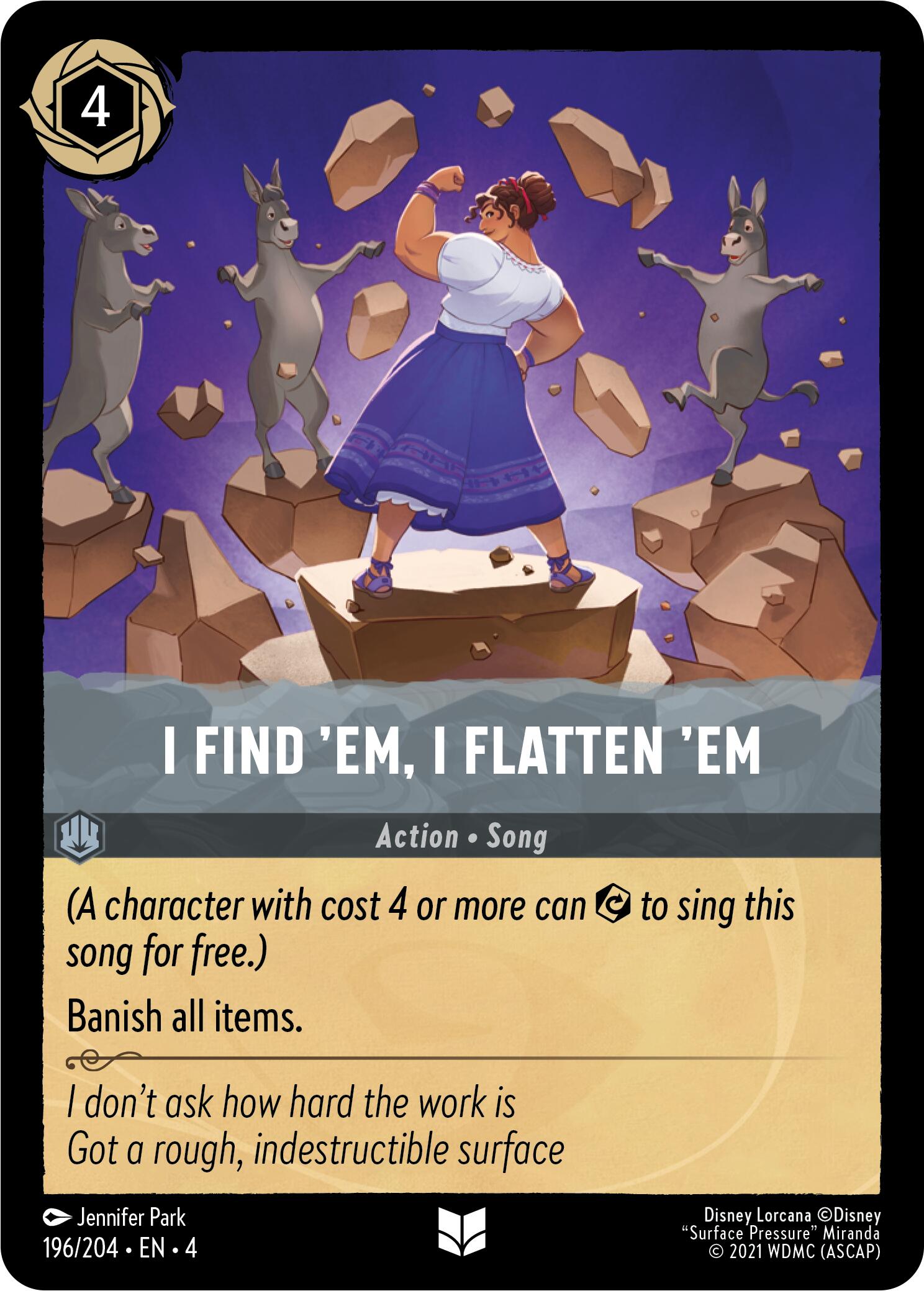 I Find 'em, I flatten 'Em (196/204) [Ursula's Return] | Game Master's Emporium (The New GME)