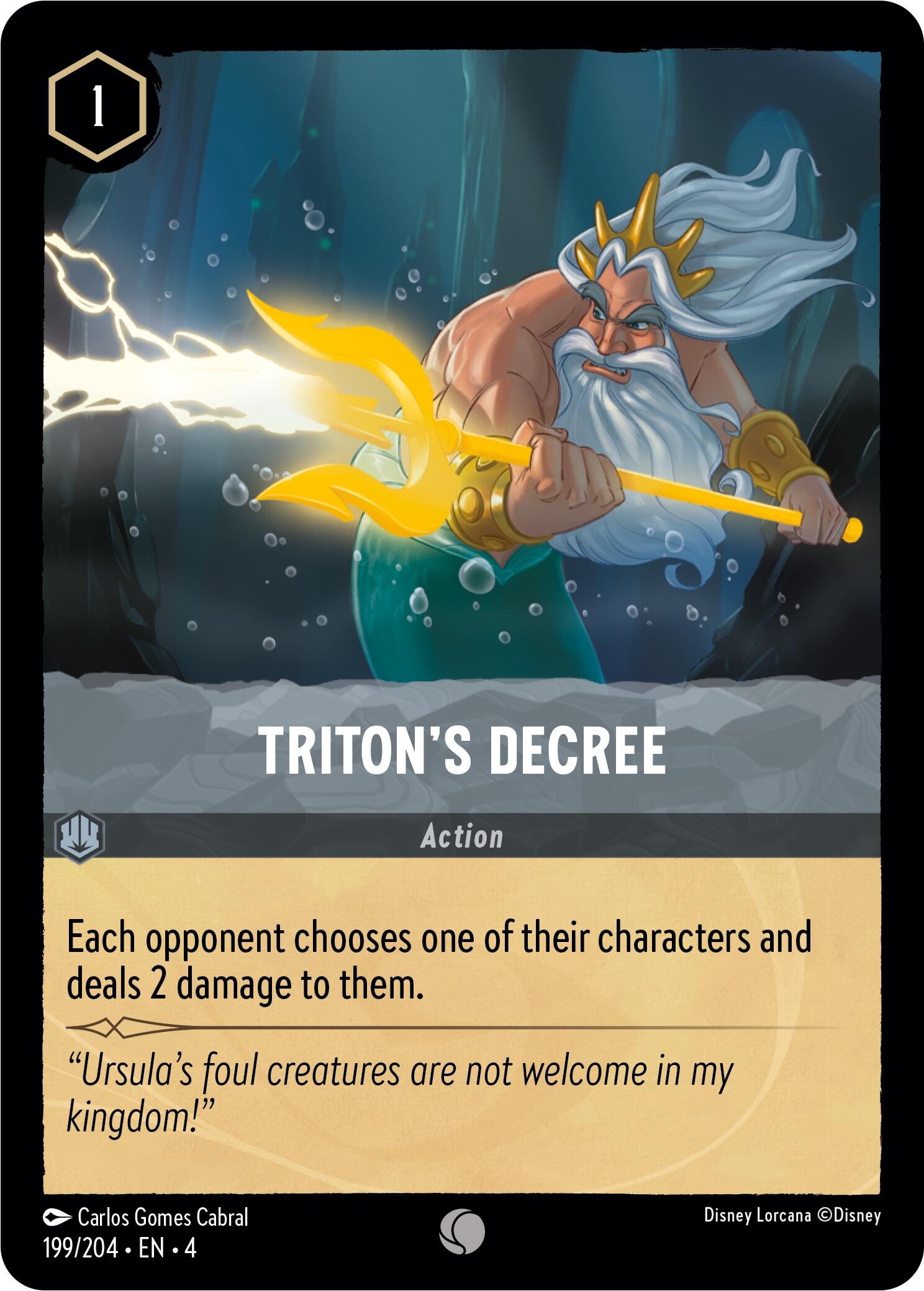 Triton's Decree (199/204) [Ursula's Return] | Game Master's Emporium (The New GME)