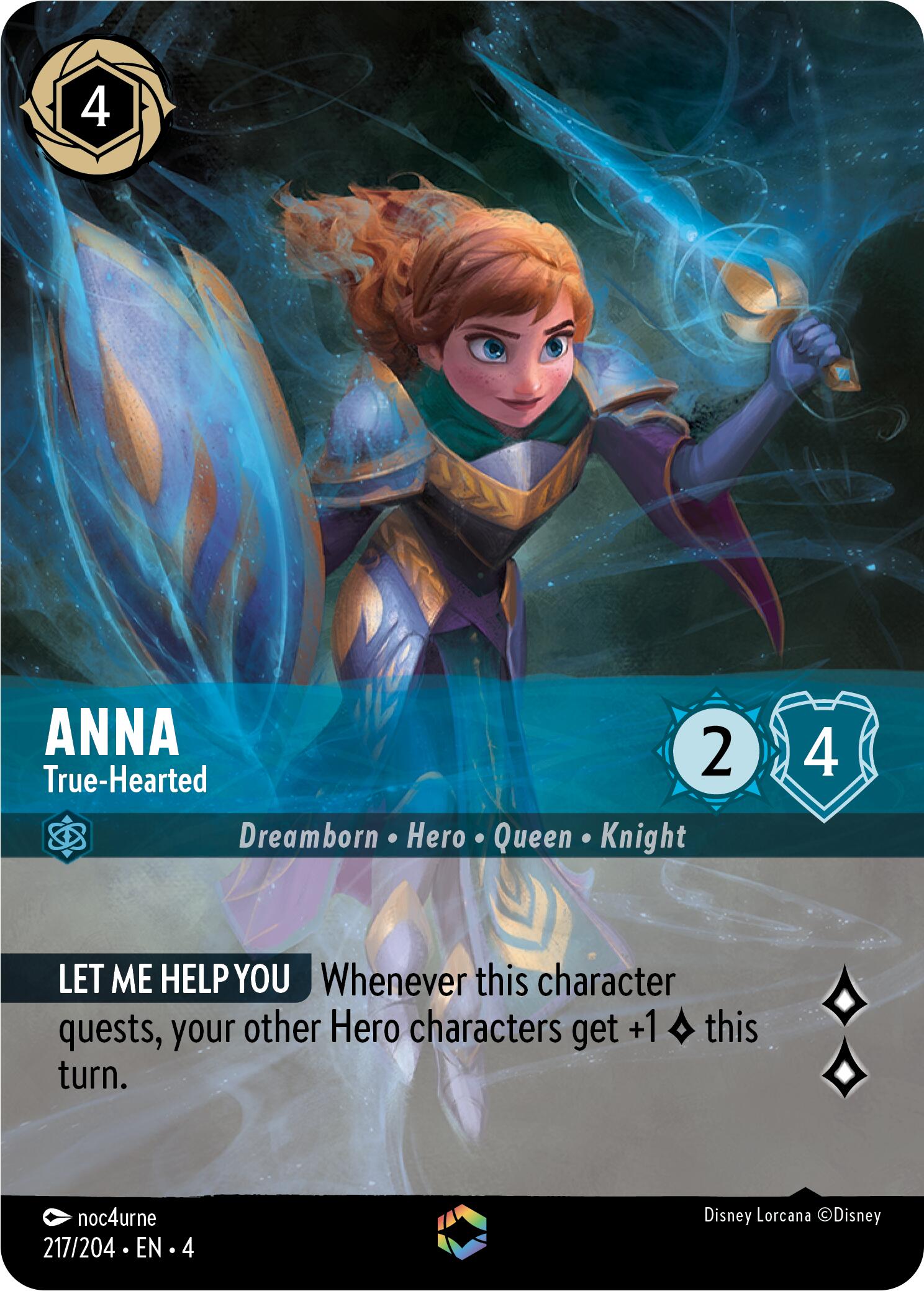 Anna - True-Hearted (Enchanted) (217/204) [Ursula's Return] | Game Master's Emporium (The New GME)