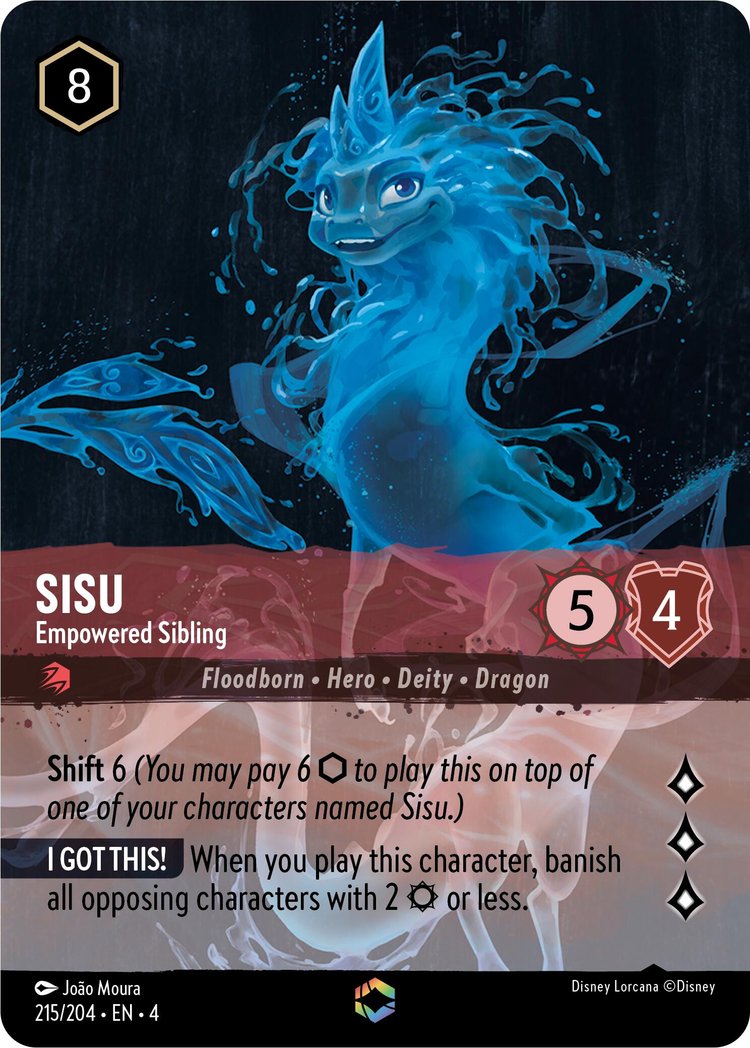 Sisu - Empowered Sibling (Enchanted) (215/204) [Ursula's Return] | Game Master's Emporium (The New GME)