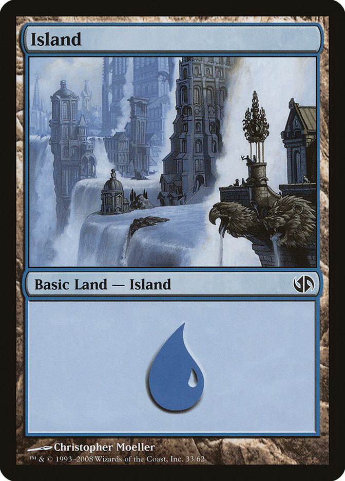 Island (33) [Duel Decks: Jace vs. Chandra] | Game Master's Emporium (The New GME)