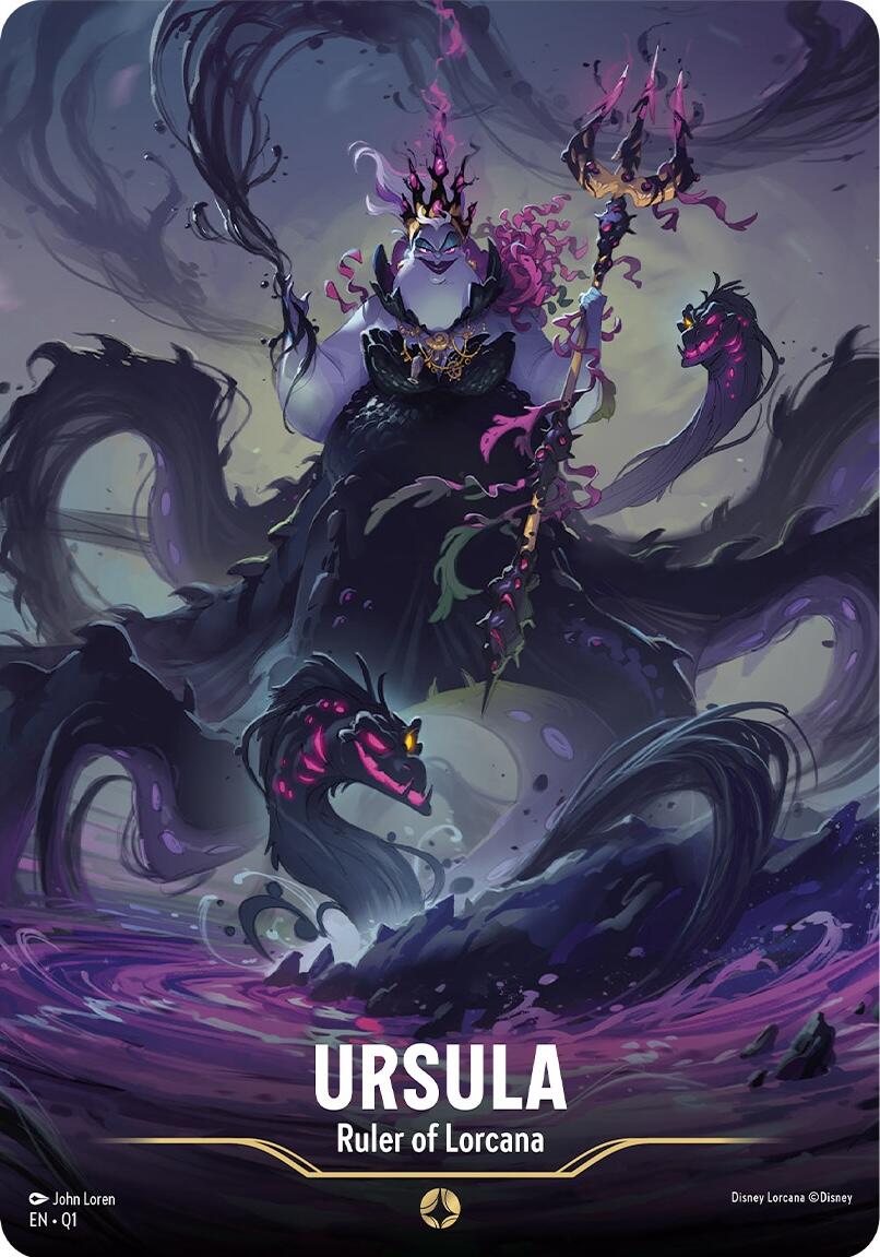 Ursula - Ruler of Lorcana (Oversized) [Illumineer's Quest: Deep Trouble] | Game Master's Emporium (The New GME)