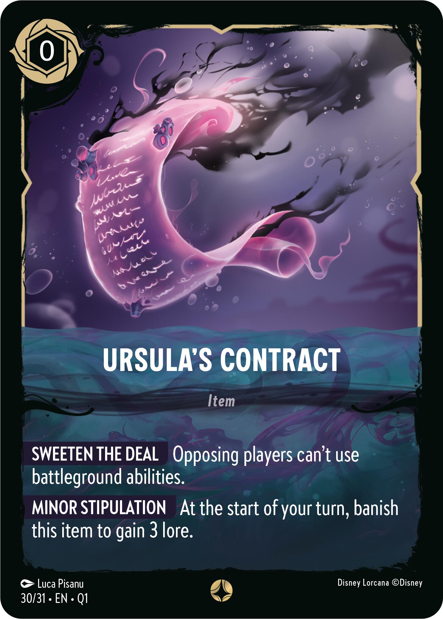Ursula's Contract (30/31) [Illumineer's Quest: Deep Trouble] | Game Master's Emporium (The New GME)
