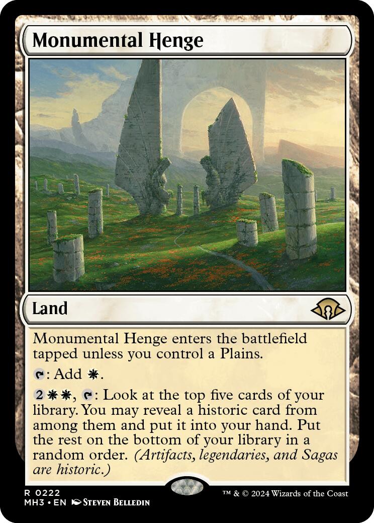 Monumental Henge [Modern Horizons 3] | Game Master's Emporium (The New GME)