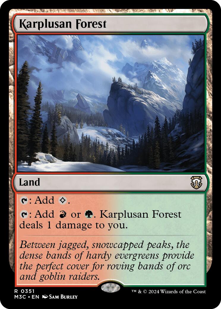 Karplusan Forest [Modern Horizons 3 Commander] | Game Master's Emporium (The New GME)
