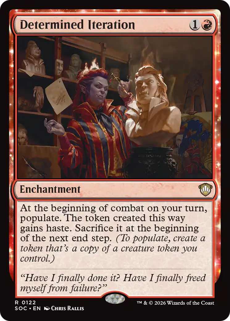 Determined Iteration [Secrets of Strixhaven Commander] | Game Master's Emporium (The New GME)