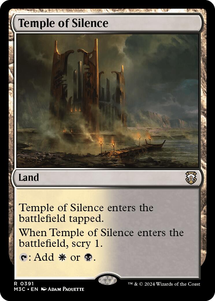 Temple of Silence [Modern Horizons 3 Commander] | Game Master's Emporium (The New GME)