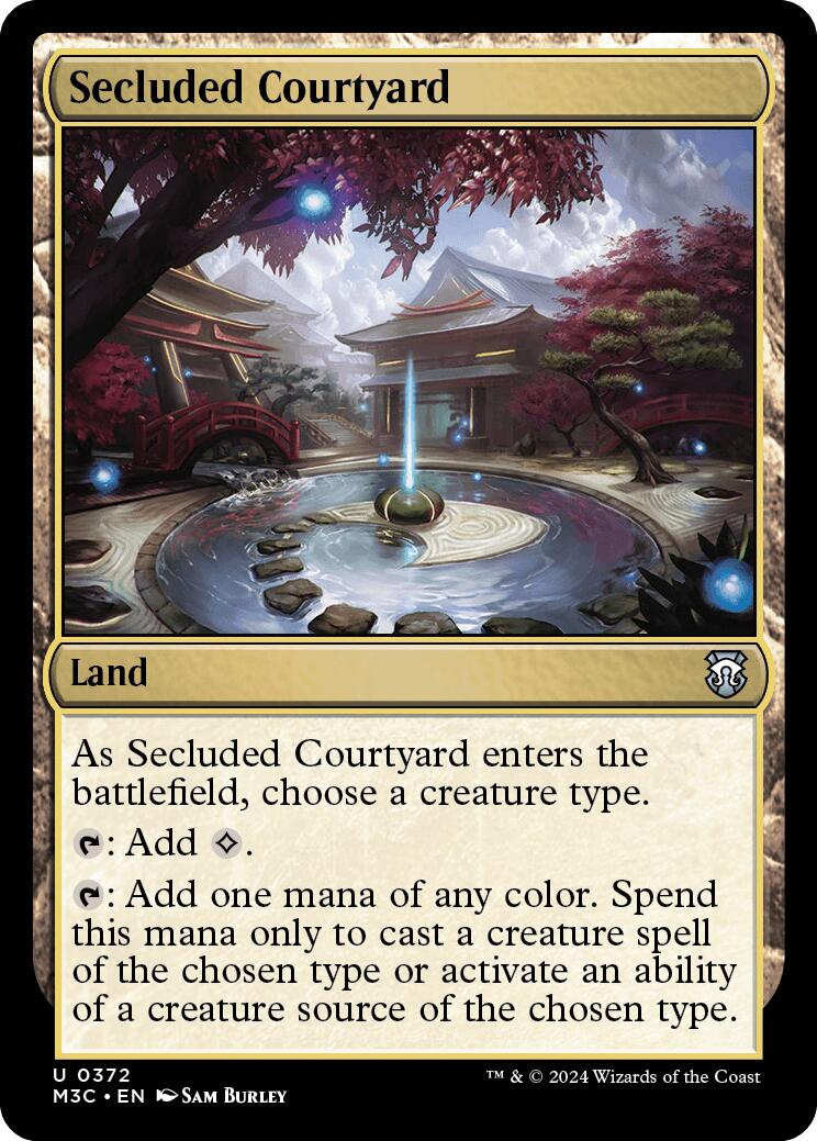 Secluded Courtyard [Modern Horizons 3 Commander] | Game Master's Emporium (The New GME)