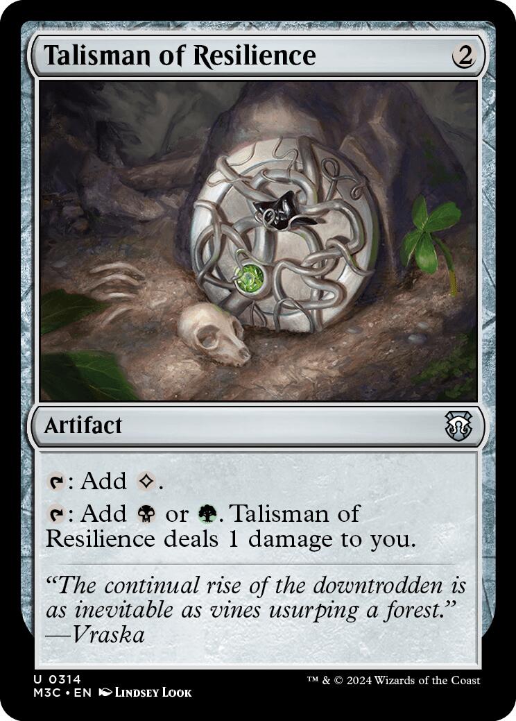 Talisman of Resilience [Modern Horizons 3 Commander] | Game Master's Emporium (The New GME)