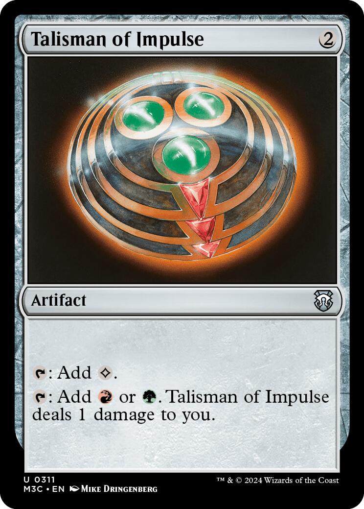 Talisman of Impulse [Modern Horizons 3 Commander] | Game Master's Emporium (The New GME)