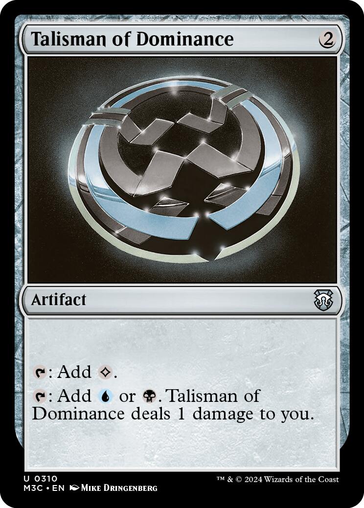 Talisman of Dominance [Modern Horizons 3 Commander] | Game Master's Emporium (The New GME)