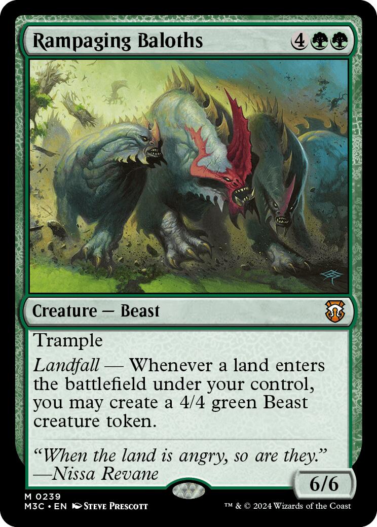 Rampaging Baloths [Modern Horizons 3 Commander] | Game Master's Emporium (The New GME)