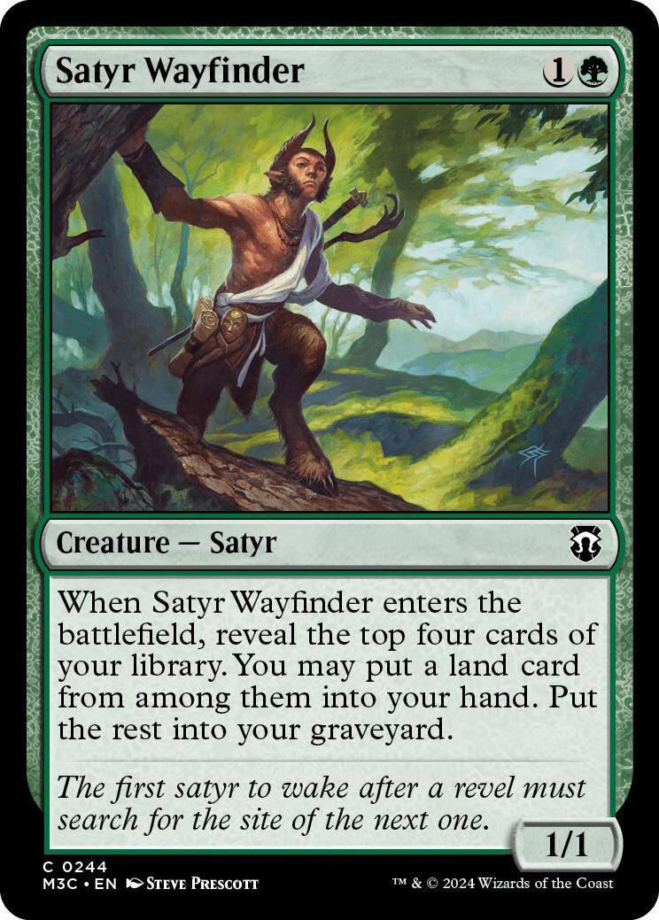 Satyr Wayfinder [Modern Horizons 3 Commander] | Game Master's Emporium (The New GME)