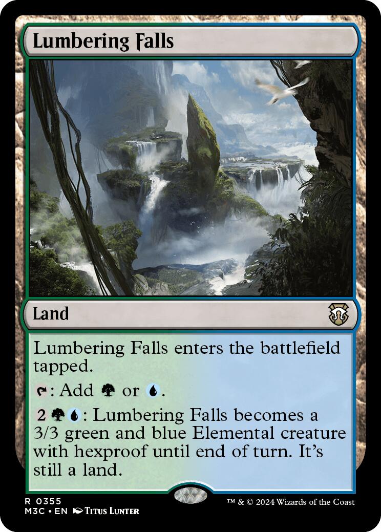 Lumbering Falls [Modern Horizons 3 Commander] | Game Master's Emporium (The New GME)