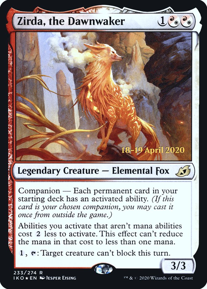 Zirda, the Dawnwaker [Ikoria: Lair of Behemoths Prerelease Promos] | Game Master's Emporium (The New GME)