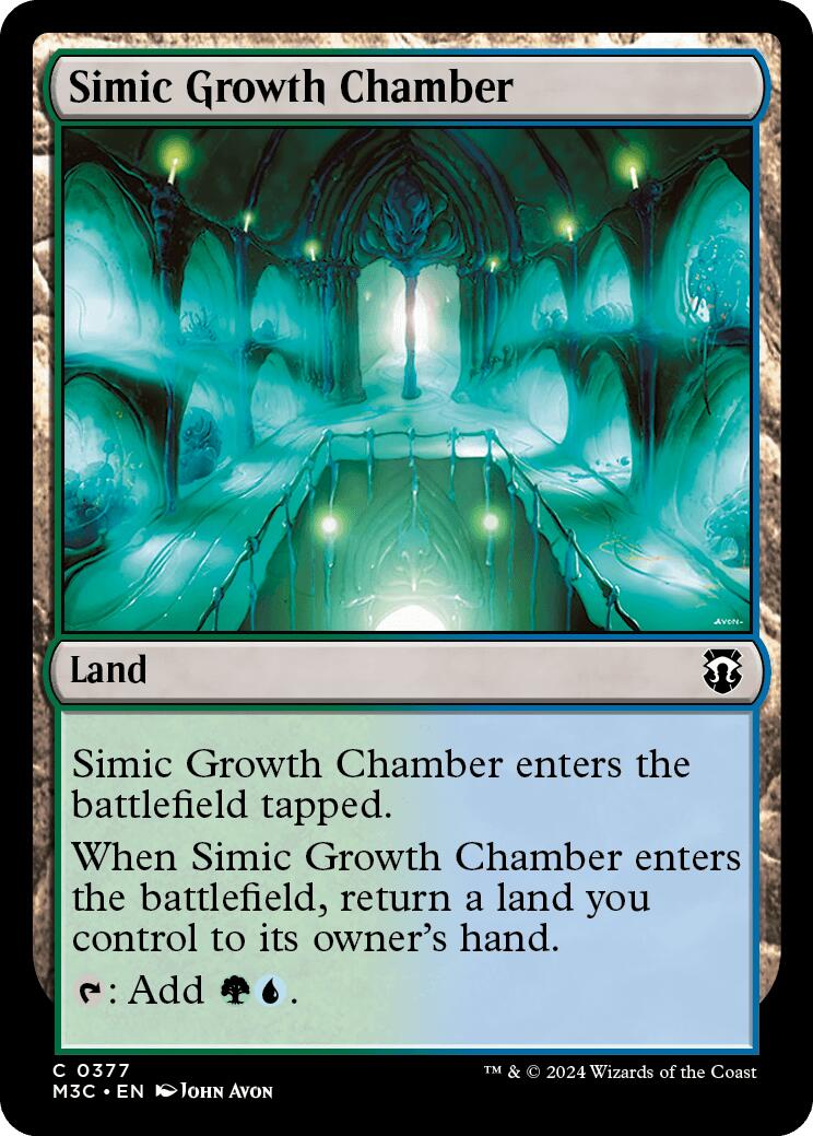 Simic Growth Chamber [Modern Horizons 3 Commander] | Game Master's Emporium (The New GME)