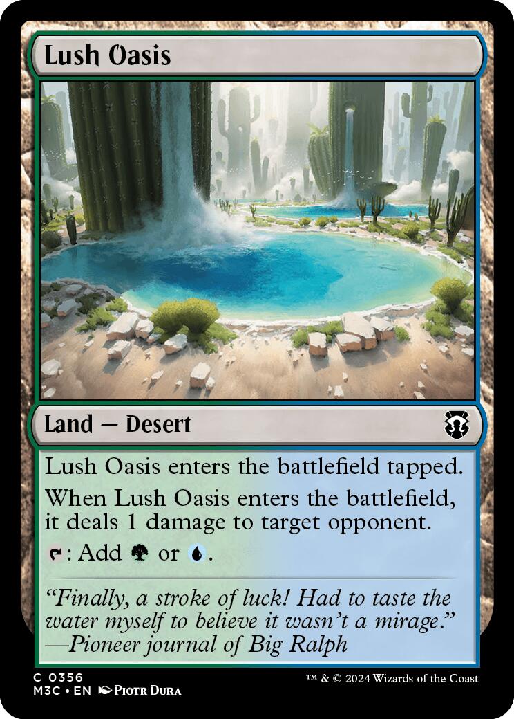 Lush Oasis [Modern Horizons 3 Commander] | Game Master's Emporium (The New GME)