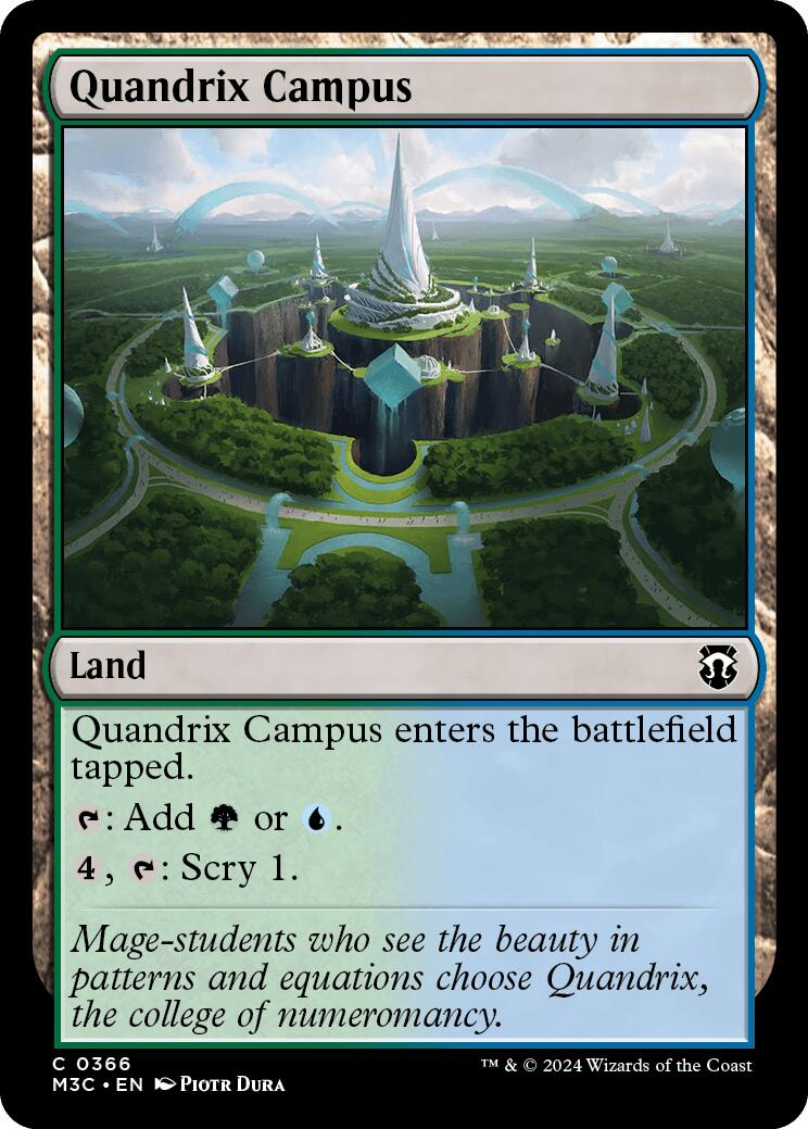 Quandrix Campus [Modern Horizons 3 Commander] | Game Master's Emporium (The New GME)