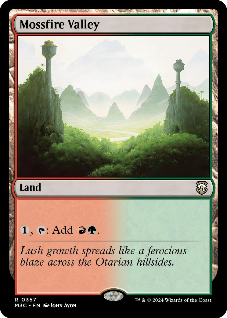 Mossfire Valley [Modern Horizons 3 Commander] | Game Master's Emporium (The New GME)