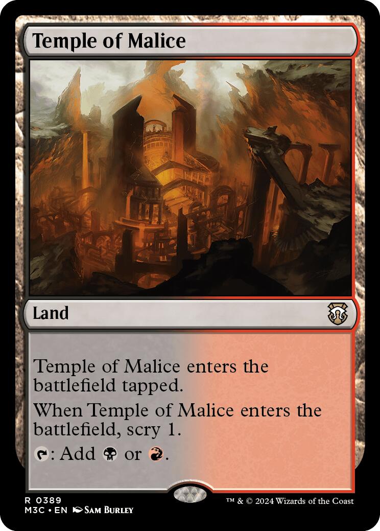 Temple of Malice [Modern Horizons 3 Commander] | Game Master's Emporium (The New GME)