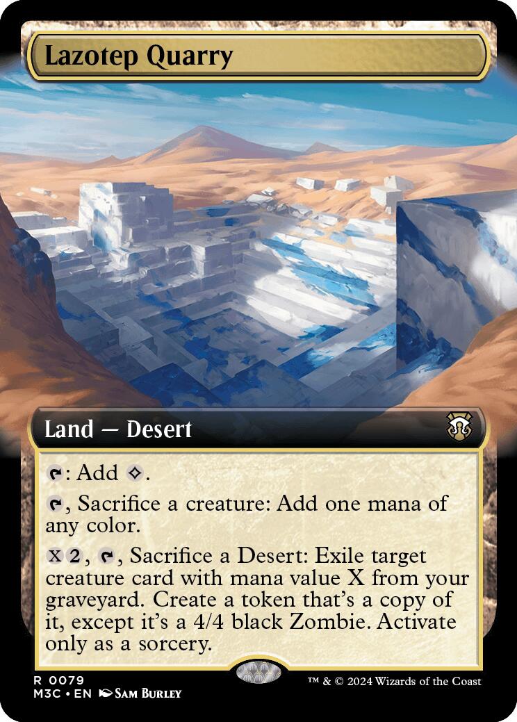 Lazotep Quarry (Extended Art) (Ripple Foil) [Modern Horizons 3 Commander] | Game Master's Emporium (The New GME)