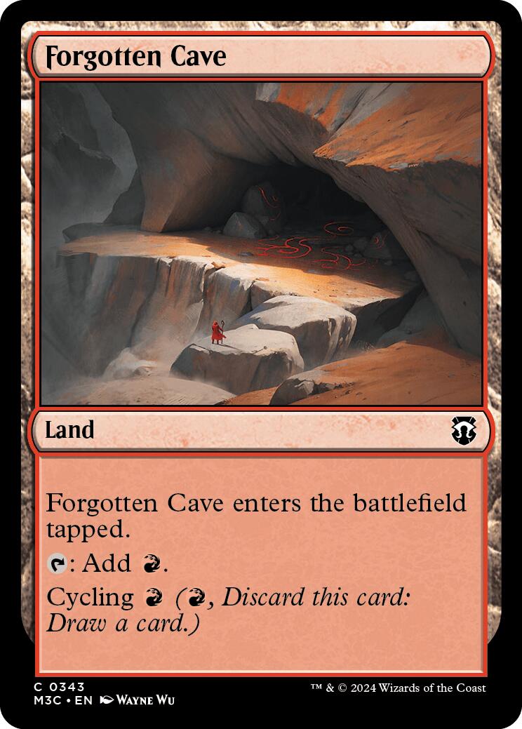 Forgotten Cave [Modern Horizons 3 Commander] | Game Master's Emporium (The New GME)