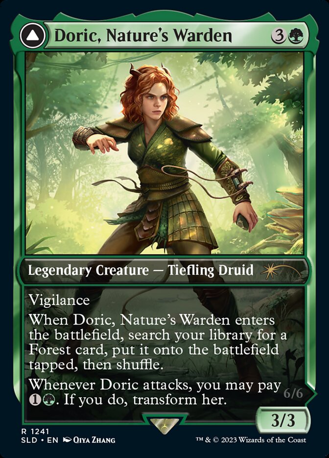 Doric, Nature's Warden // Doric, Owlbear Avenger [Secret Lair Drop Series] | Game Master's Emporium (The New GME)