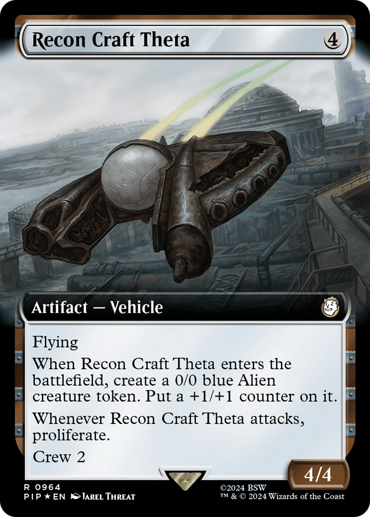 Recon Craft Theta (Extended Art) (Surge Foil) [Fallout] | Game Master's Emporium (The New GME)
