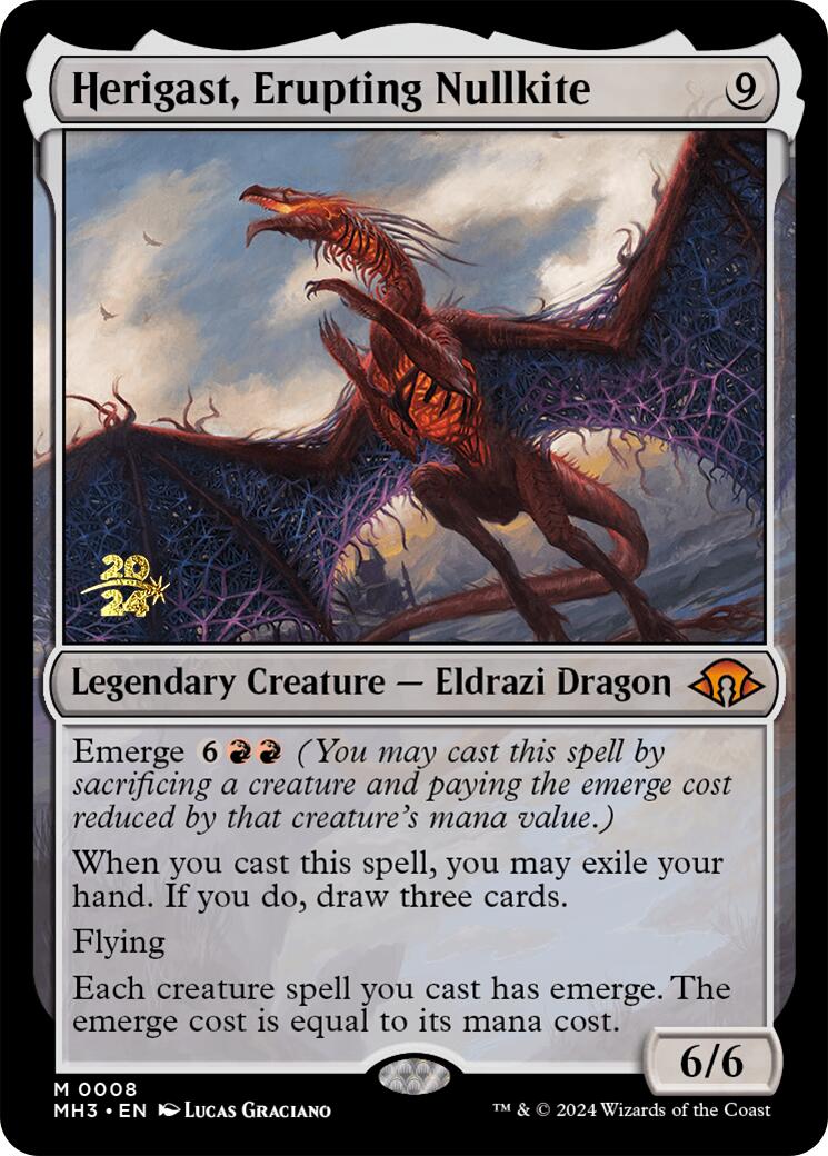 Herigast, Erupting Nullkite [Modern Horizons 3 Prerelease Promos] | Game Master's Emporium (The New GME)