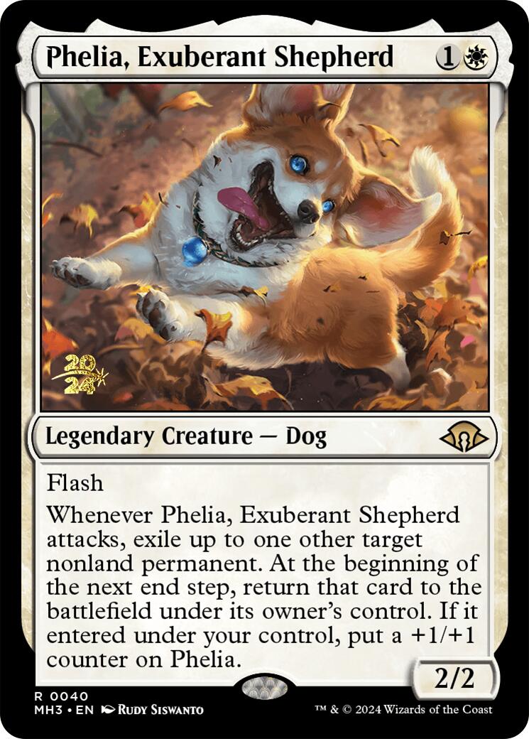 Phelia, Exuberant Shepherd [Modern Horizons 3 Prerelease Promos] | Game Master's Emporium (The New GME)