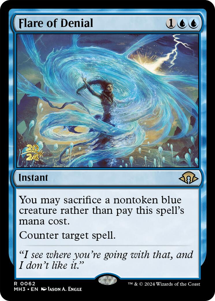 Flare of Denial [Modern Horizons 3 Prerelease Promos] | Game Master's Emporium (The New GME)