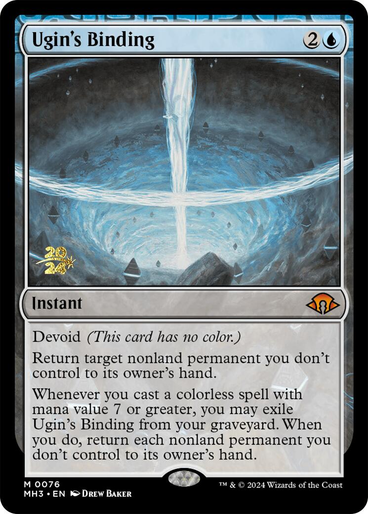 Ugin's Binding [Modern Horizons 3 Prerelease Promos] | Game Master's Emporium (The New GME)