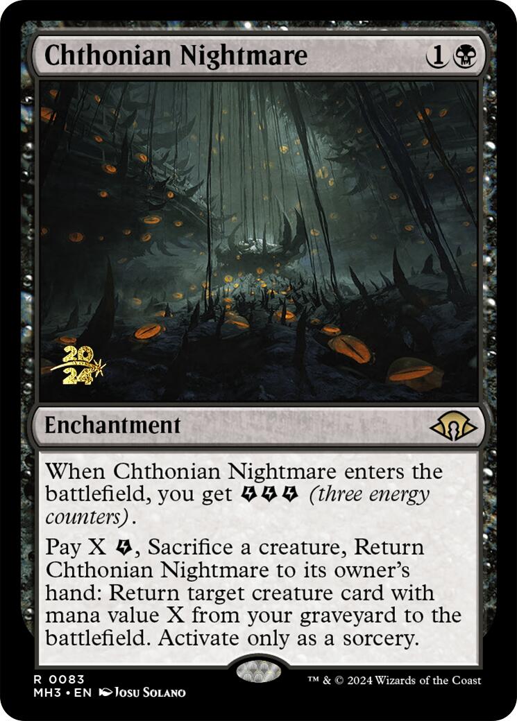 Chthonian Nightmare [Modern Horizons 3 Prerelease Promos] | Game Master's Emporium (The New GME)
